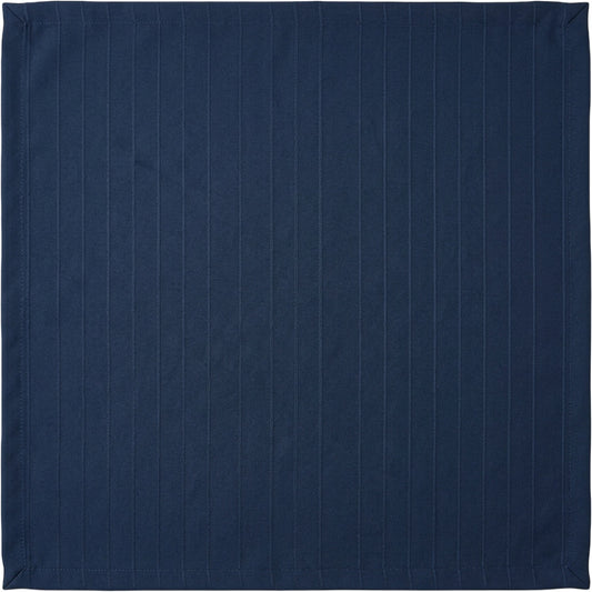 Vlyox Recycled Polyester Pinstripe Tablecloth 150 × 240 cm Midnight Blue - Product view